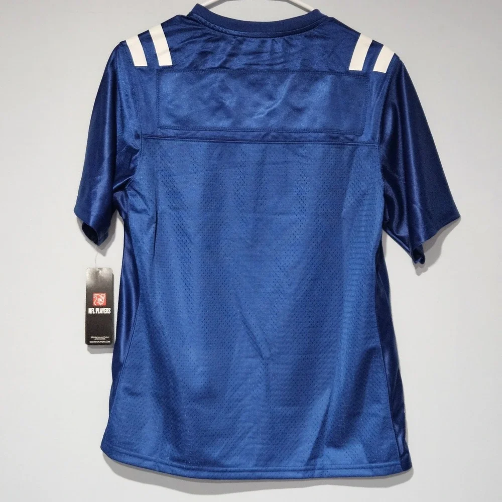 Pro Line Indianapolis Colts Women's Blank Jersey Size M Blue White